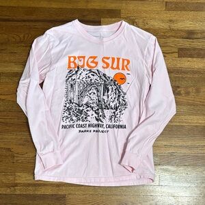 Parks Project pink Big Sur long sleeve tee